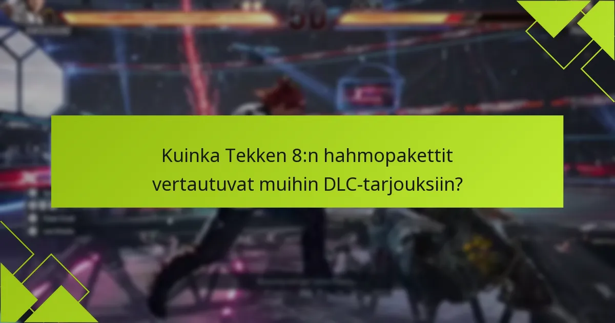 Millainen on ostoprosessi Tekken 8 hahmopaketeille?
